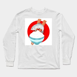 Sushi rice bowl Long Sleeve T-Shirt